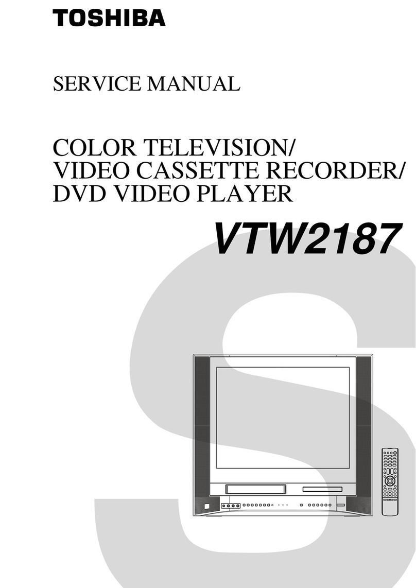 Toshiba VTW2187 Service manual