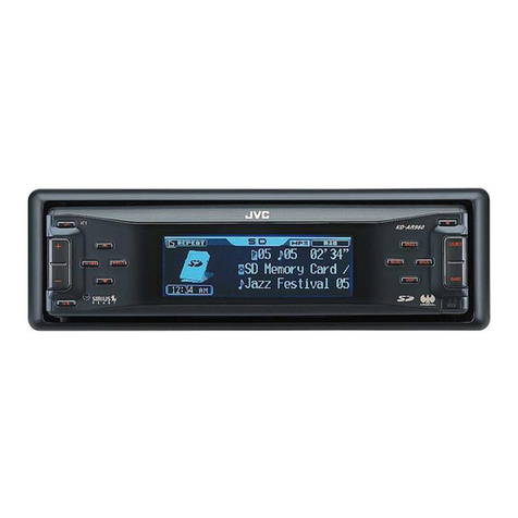 JVC KD-AR960 User manual JVC KD-AR960 User manual