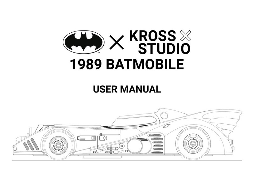 KROSS STUDIO Batman 1989 Batmobile user manual