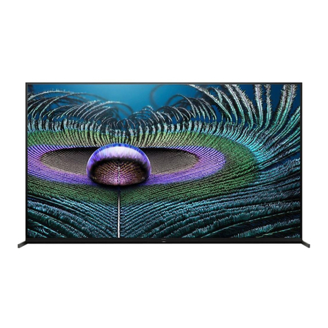 Sony BRAVIA XR-75Z9J Operation instructions