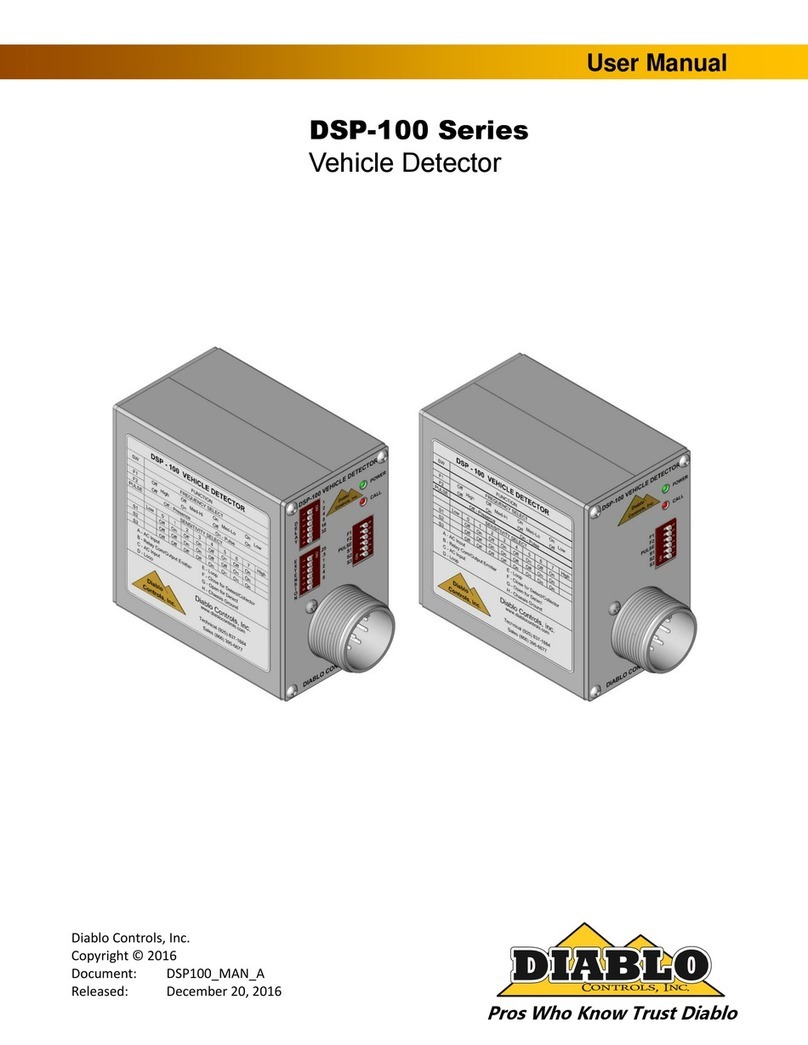 Diablo Controls DSP-100 Series user manual