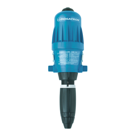 dosatron D14MZ10 Operating instructions