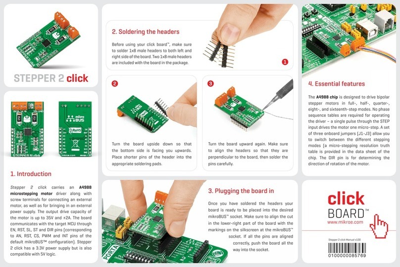 mikroElektronika STEPPER 2 click quick start guide