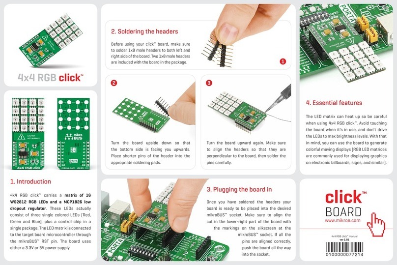 mikroElektronika 4x4 RGB click quick start guide
