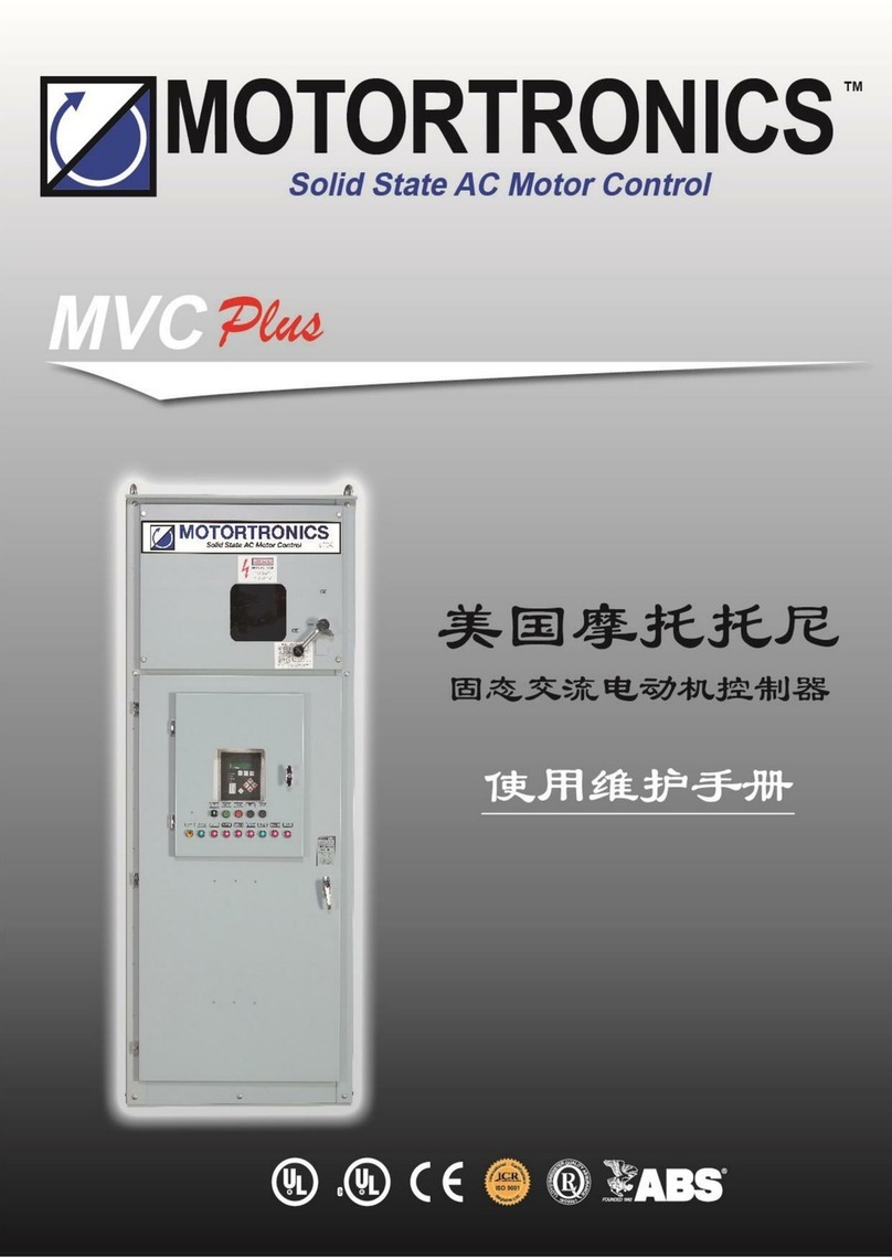motortronics MVC Plus User manual motortronics MVC Plus User manual