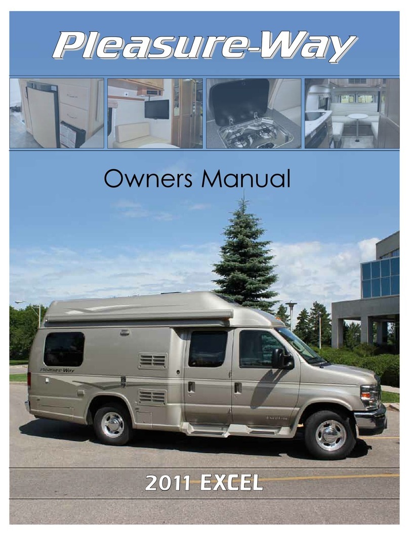 Pleasure-Way EXCEL 2011 User manual