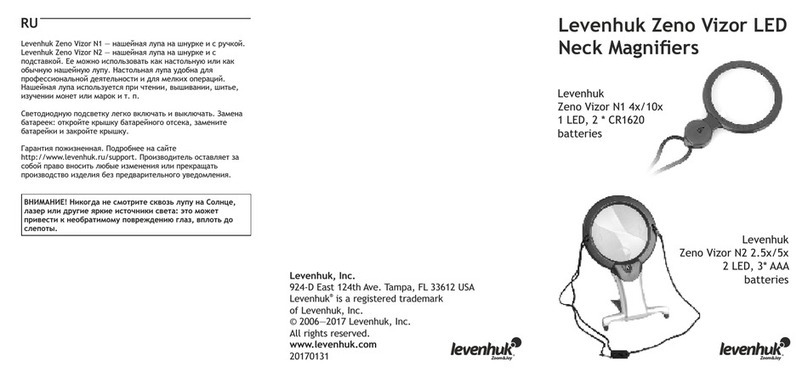 Levenhuk Zero Vizor N1 quick start guide