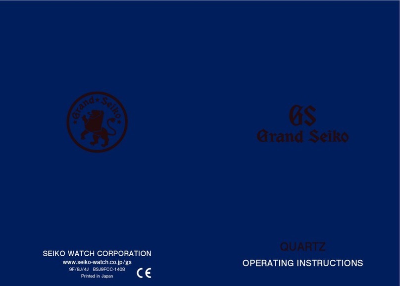 Grand Seiko QUARTZ User manual