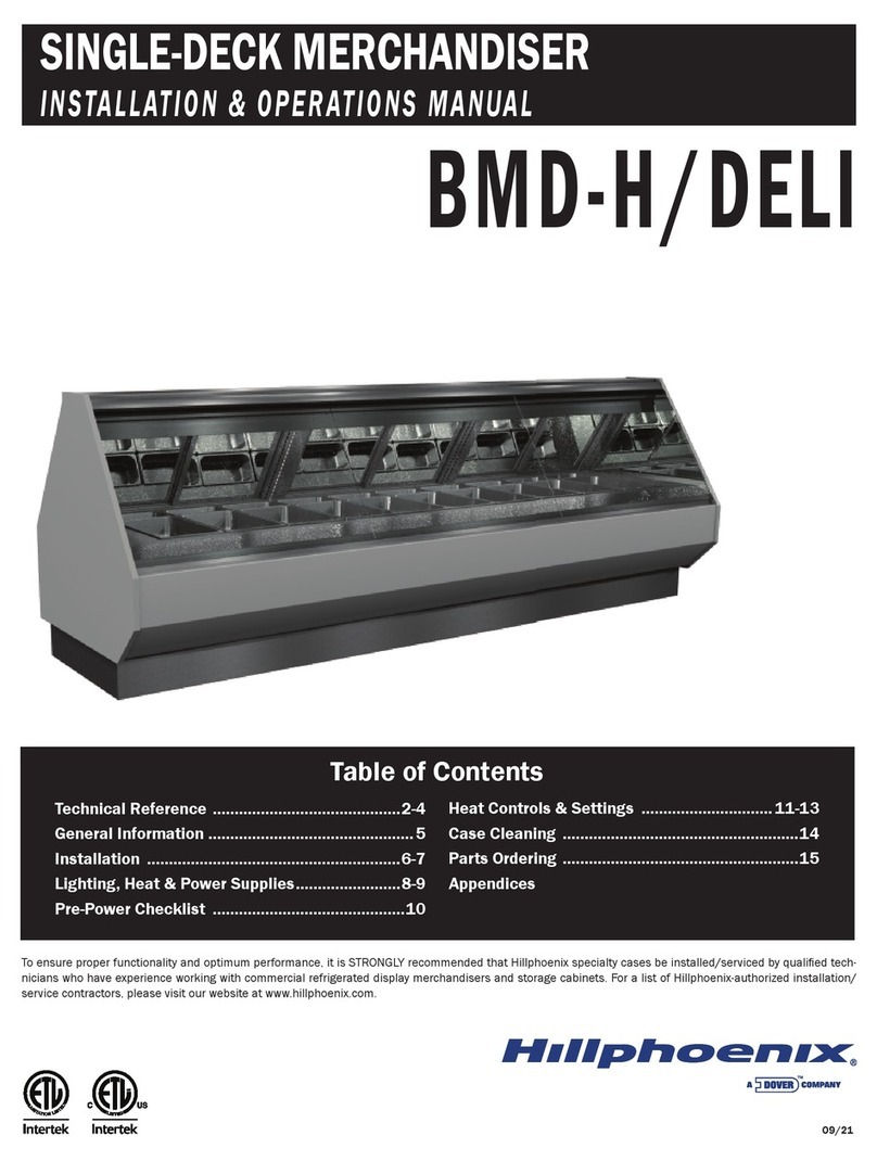 Dover Hillphoenix BMD-H Installation & operation manual