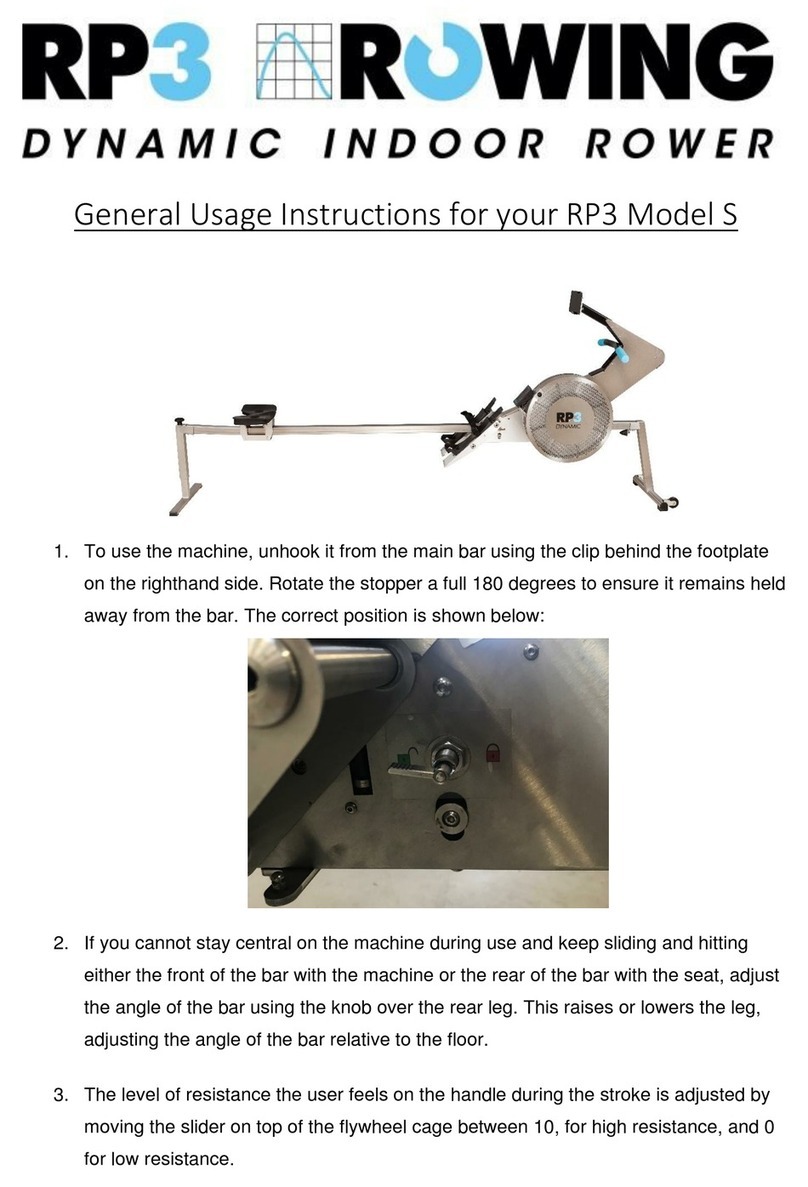 RP3 Rowing S Installation & General Usage Instructions