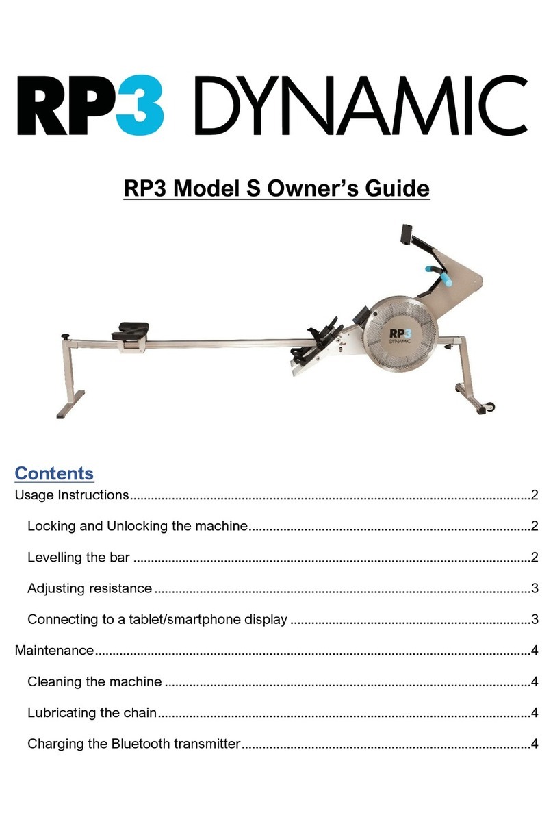 RP3 Rowing S owner's guide