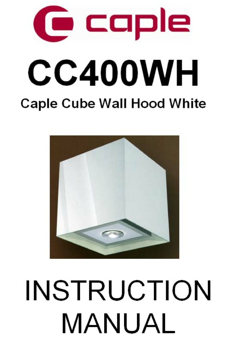 Caple CC400WH instruction manual