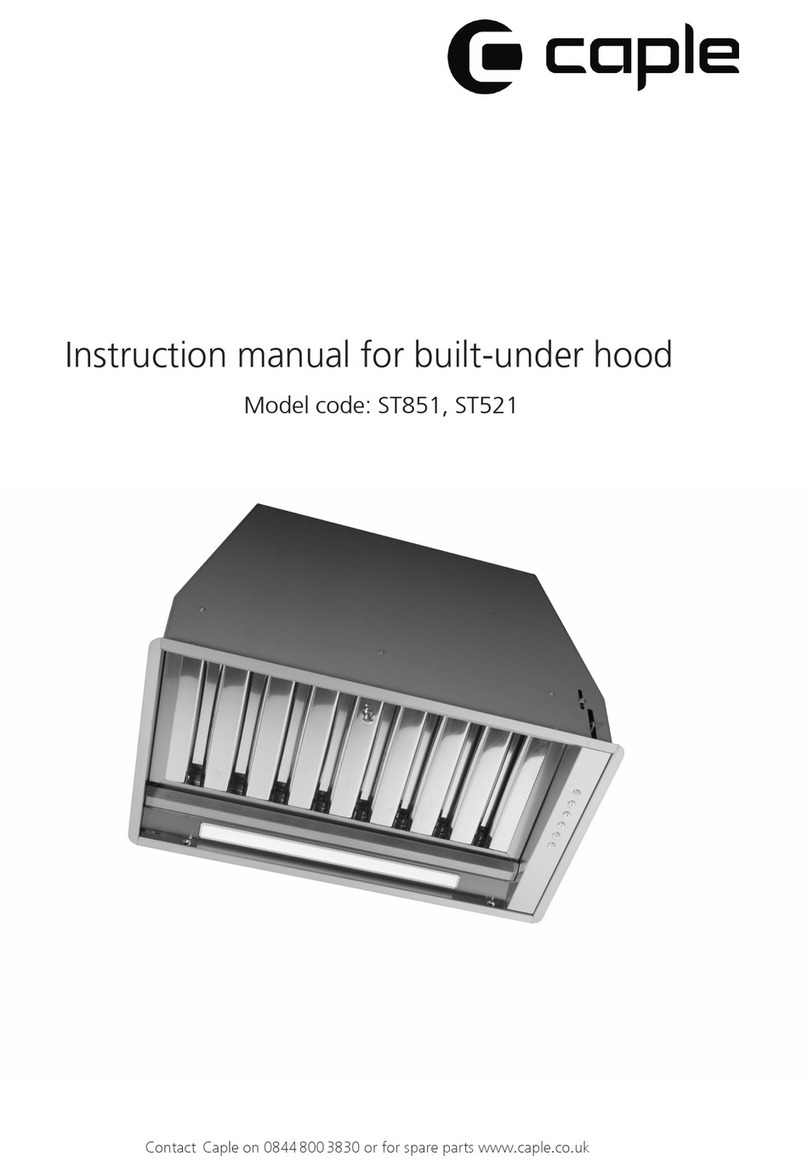 Caple ST851 instruction manual