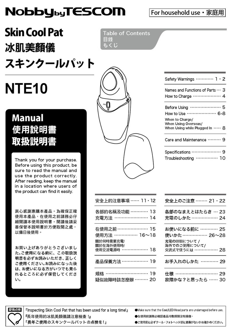 Tescom Nobby NTE10 User manual