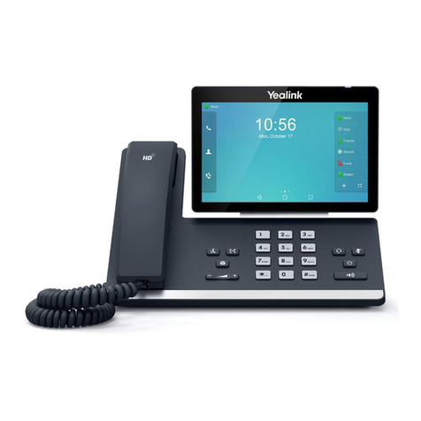 Yealink SIP-T58A User manual Yealink SIP-T58A User manual