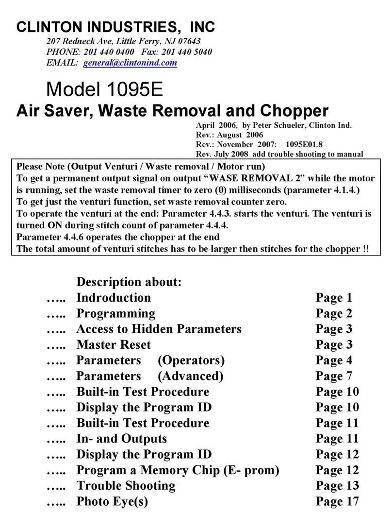 Clinton 1095E manual
