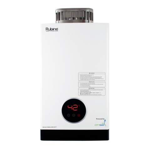 Rubine BENE 10FE Owner's manual and installation guide