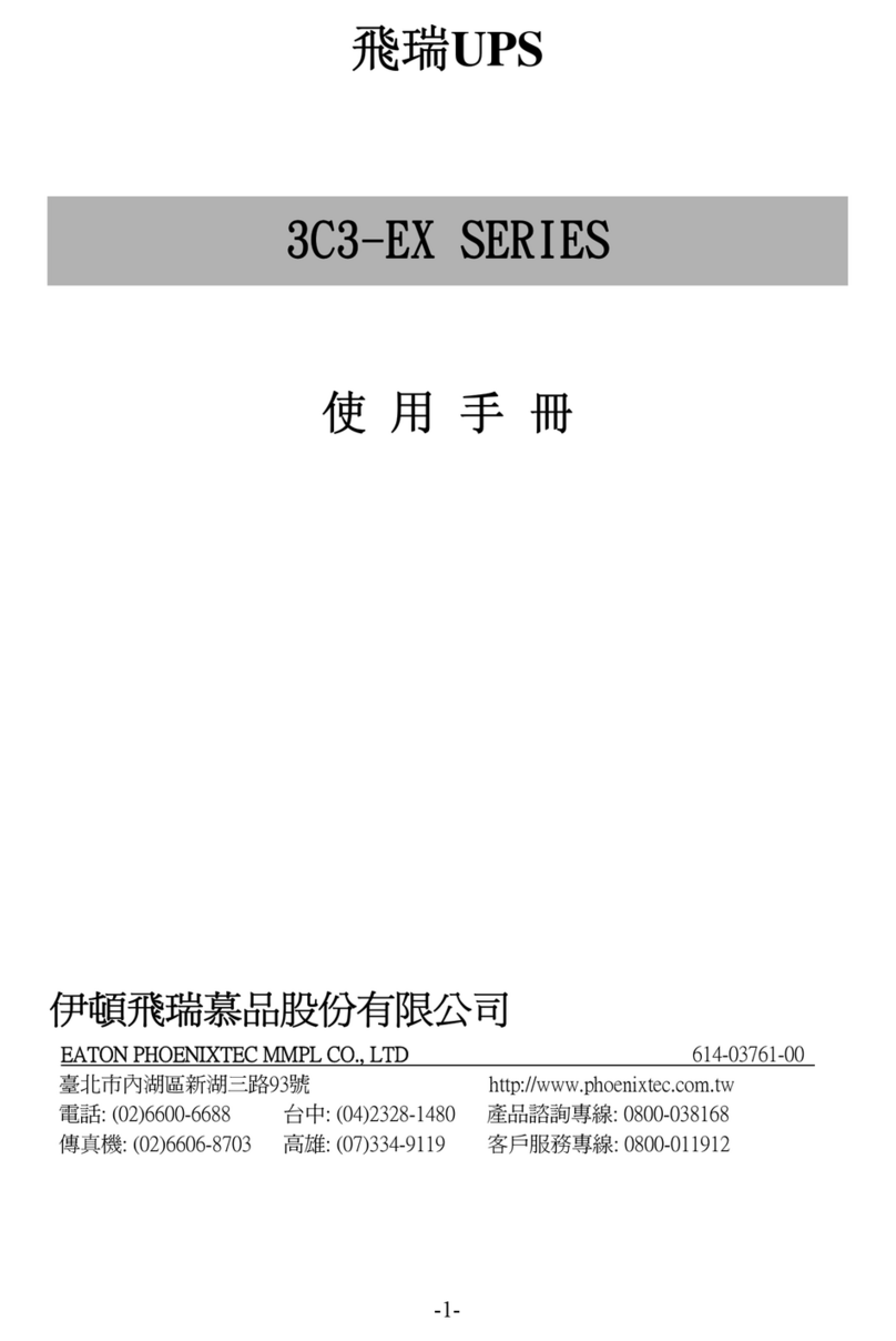 Eaton 3C3-EX Series manual