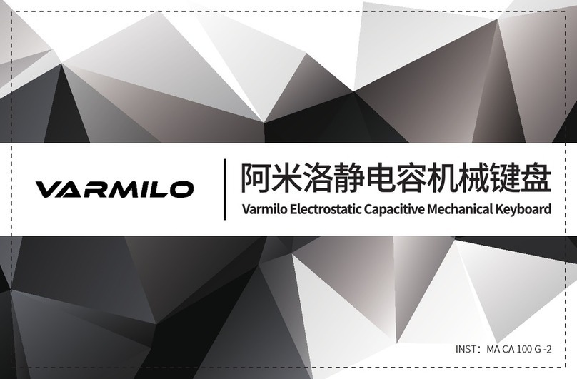 VARMILO MACA 100 G-2 manual