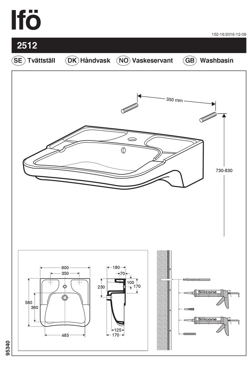 Geberit IFO 2512 User manual