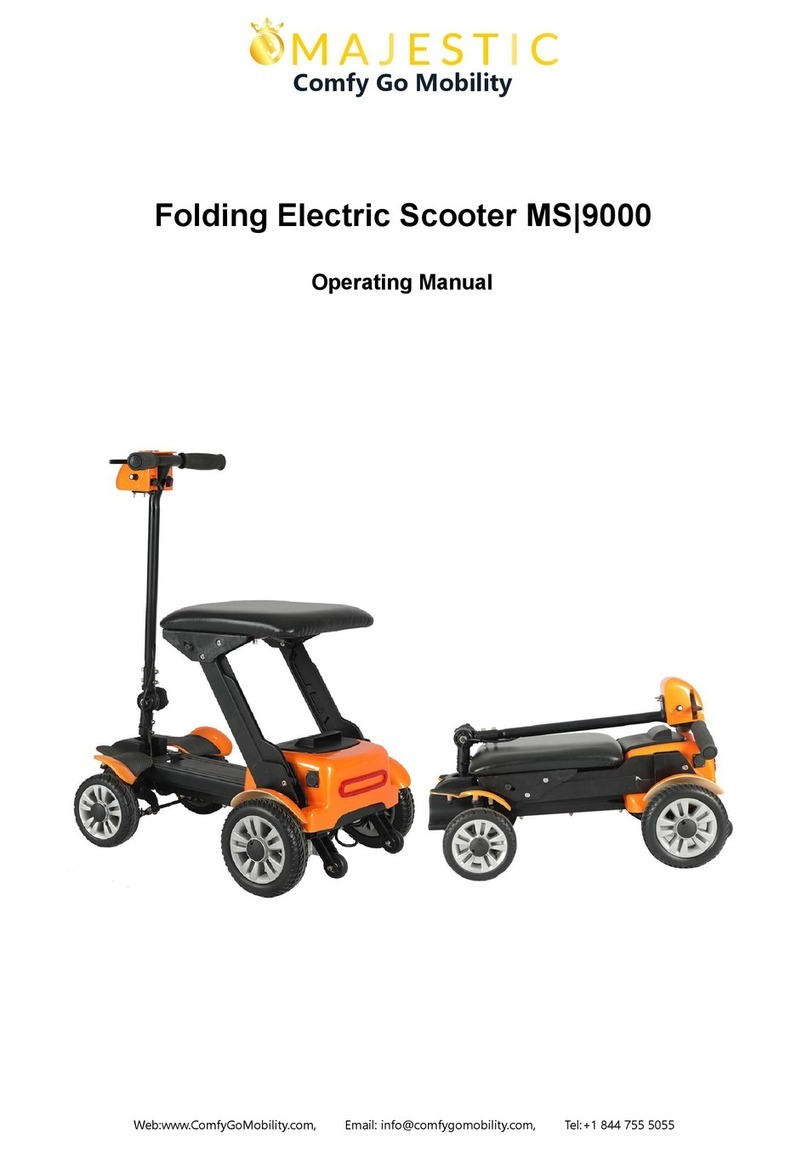 Majestic MS/9000 operating manual