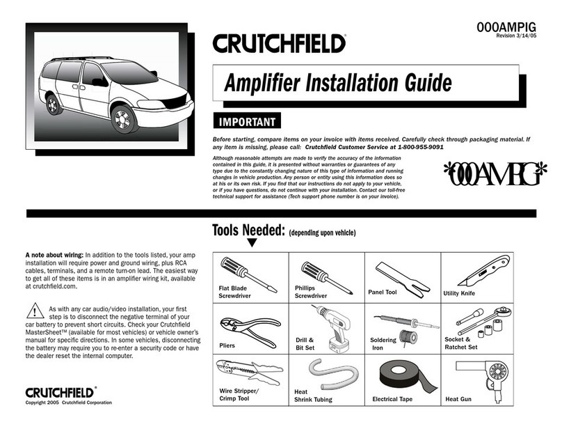 Crutchfield 000AMPIG installation guide