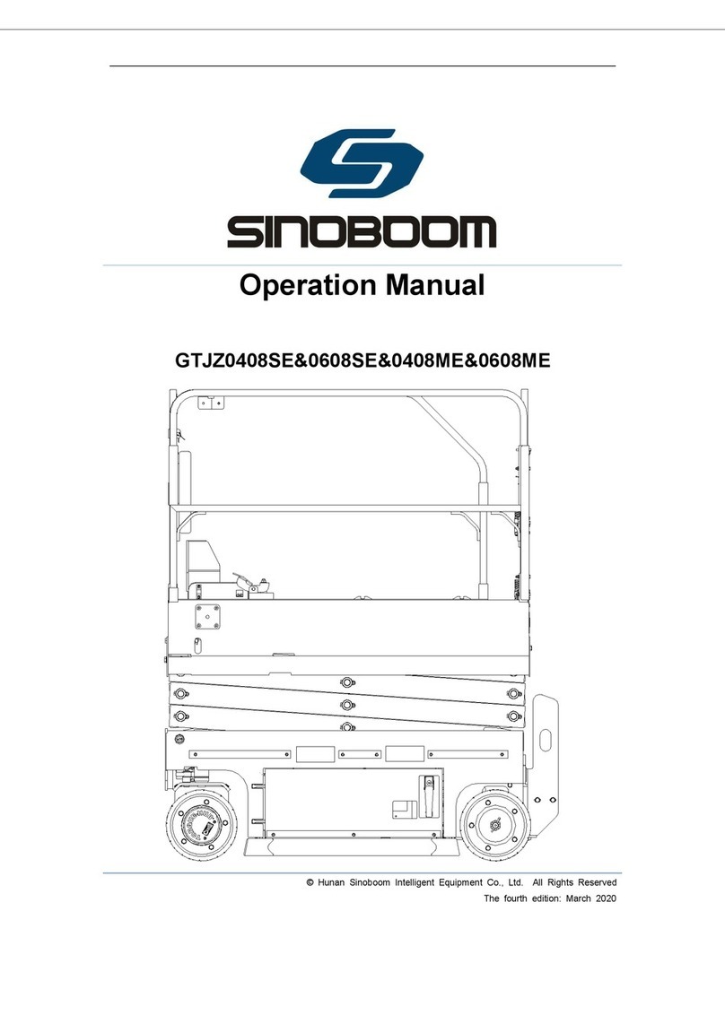 Sinoboom GTJZ0408SE Operation manual Sinoboom GTJZ0408SE Operation manual