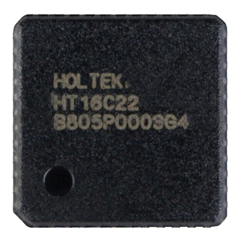 Holtek HT16C22 Instructions for use