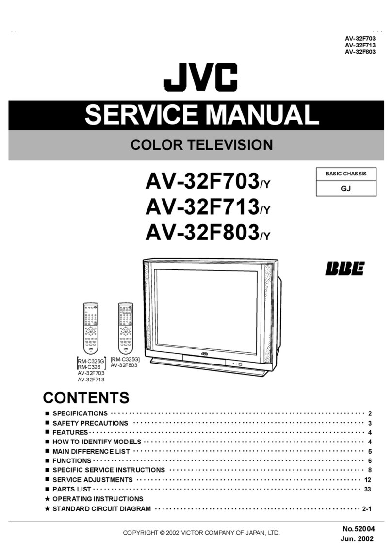 JVC AV-32F703/Y User manual JVC AV-32F703/Y User manual
