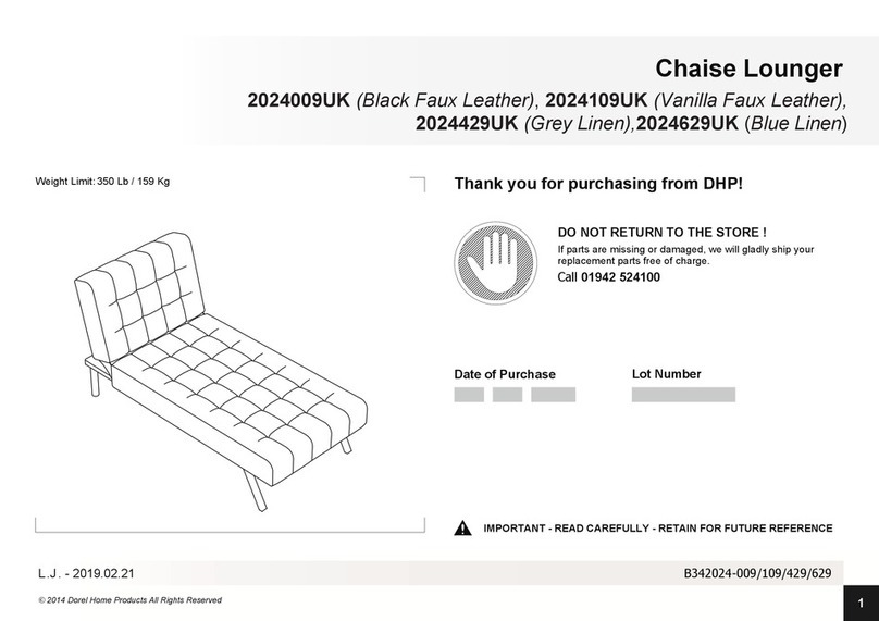Dorel Home Products 2024009UK quick start guide
