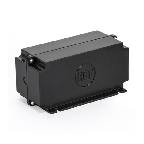RCF EOL DXT SYSTEMS User manual