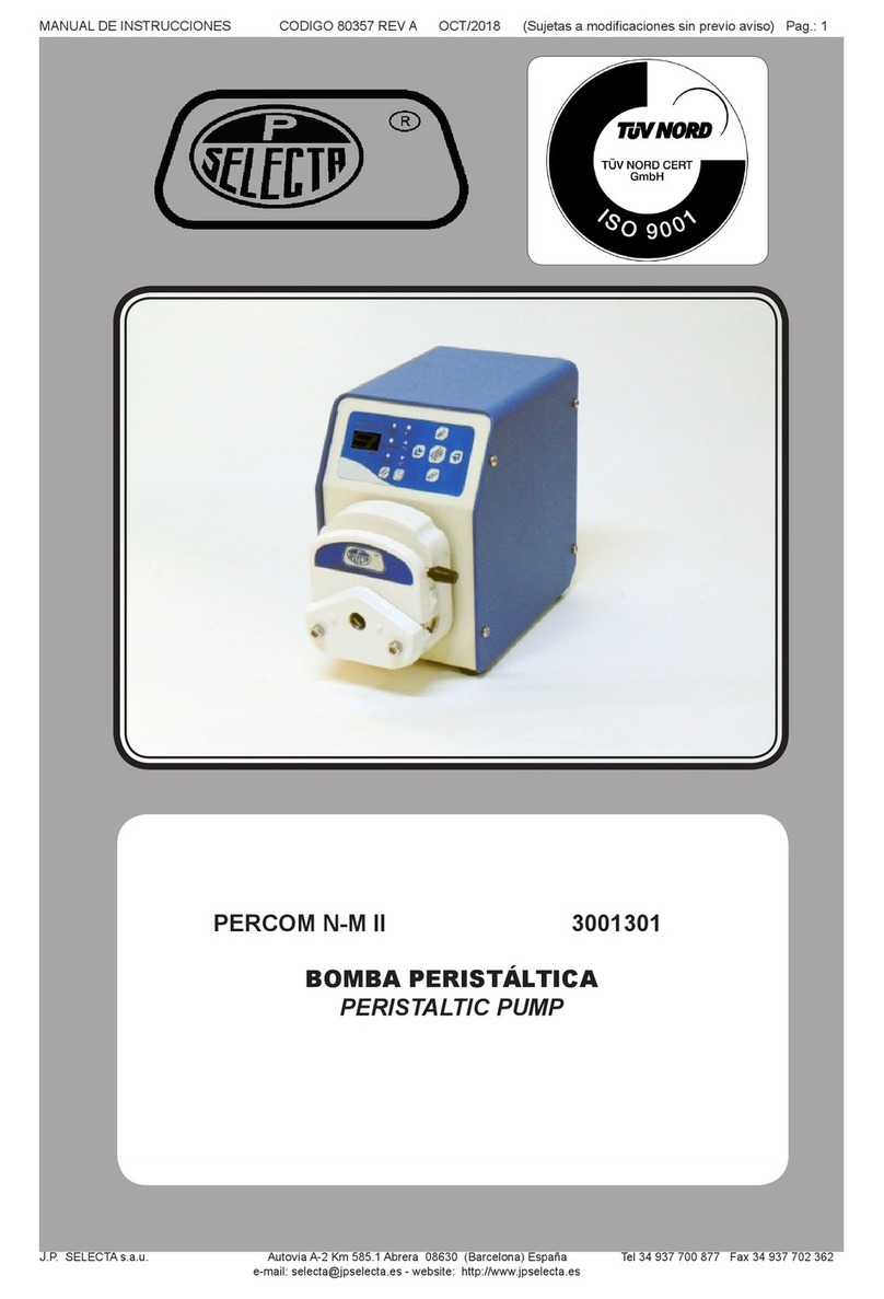 J.P. SELECTA PERCOM N-M II manual