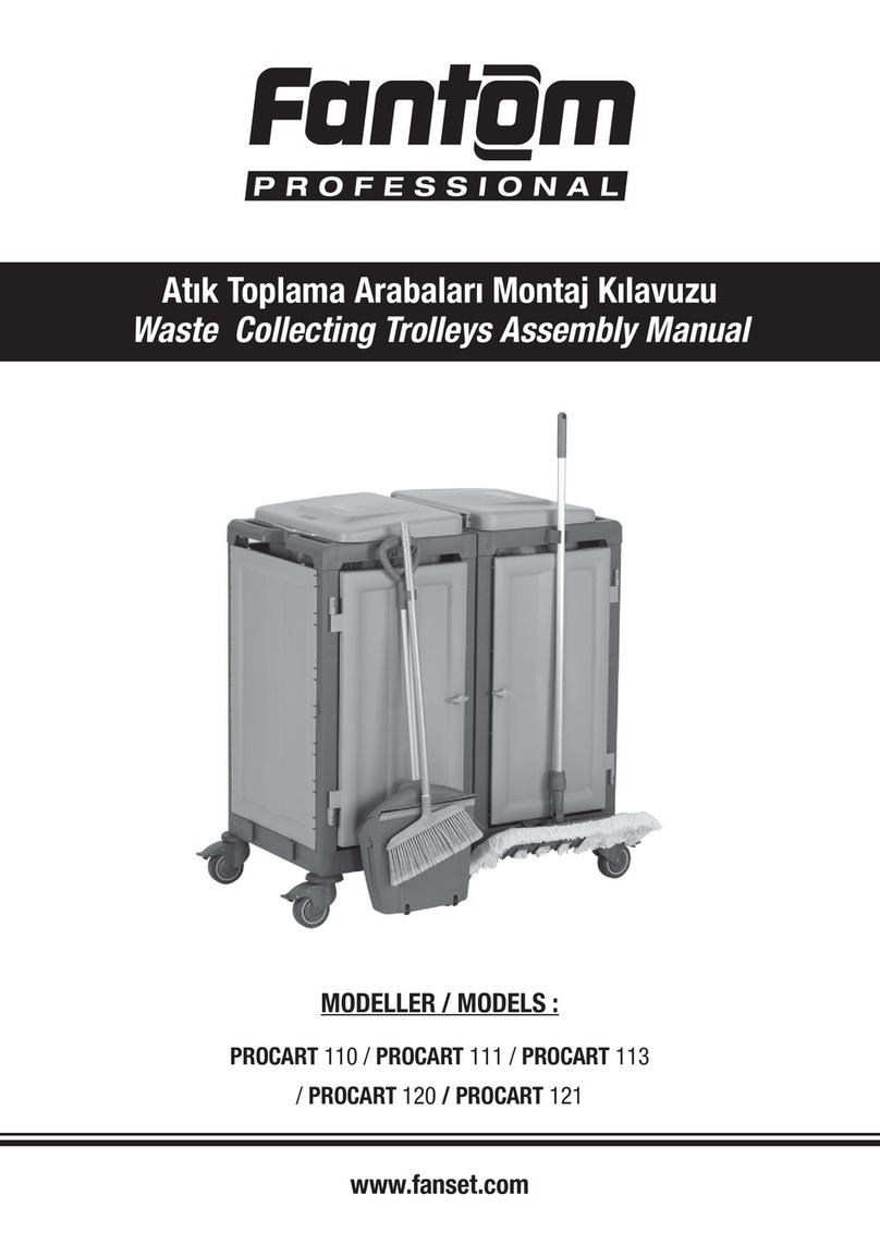 Fantom Professional PROCART 110 Assembly manual Fantom Professional PROCART 110 Assembly manual