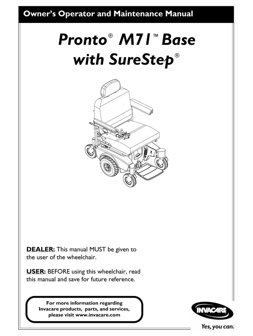 Invacare Pronto M71 Base Manual
