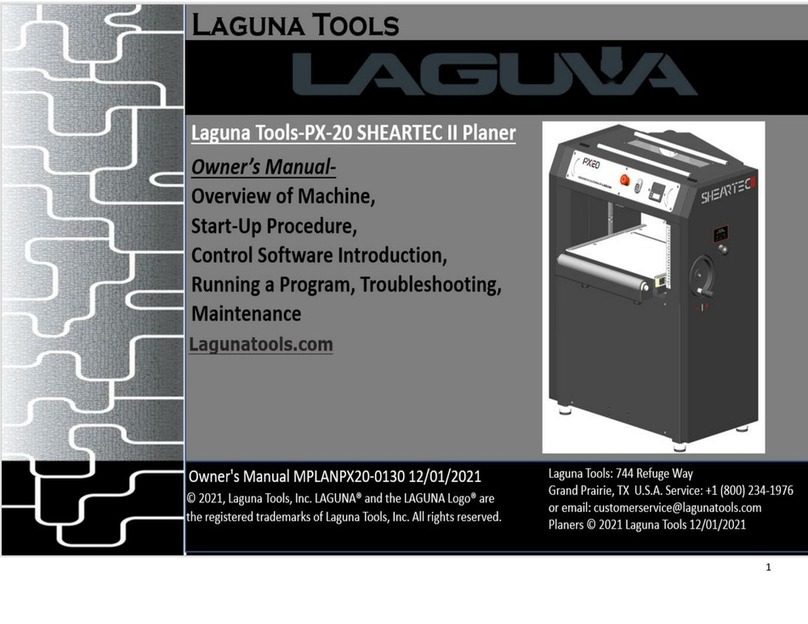 Laguna Tools PX-20 SHEARTEC II owner's manual