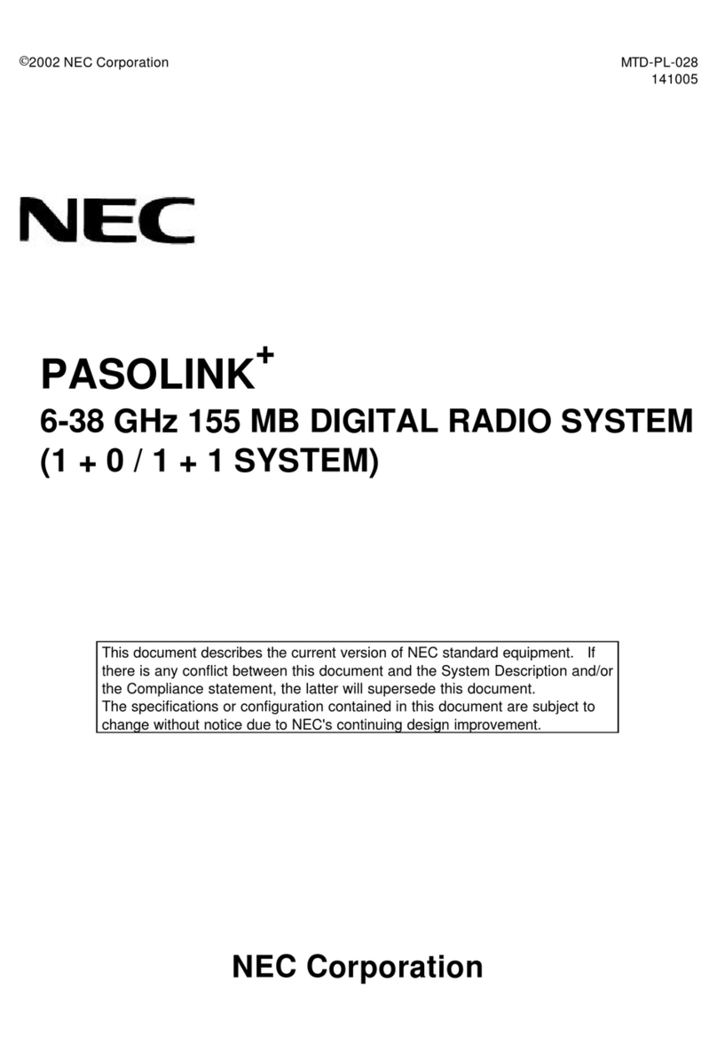 NEC PASOLINK+ manual