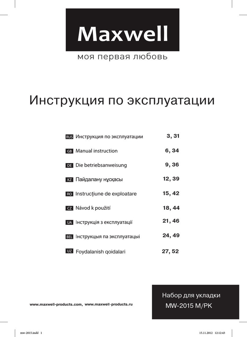 Maxwell MW-2015 M User manual