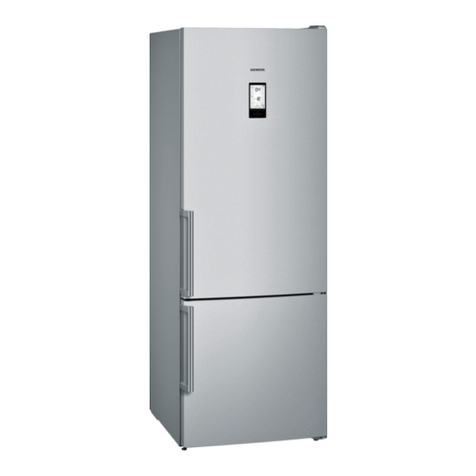 Siemens KGA Series Instructions for use