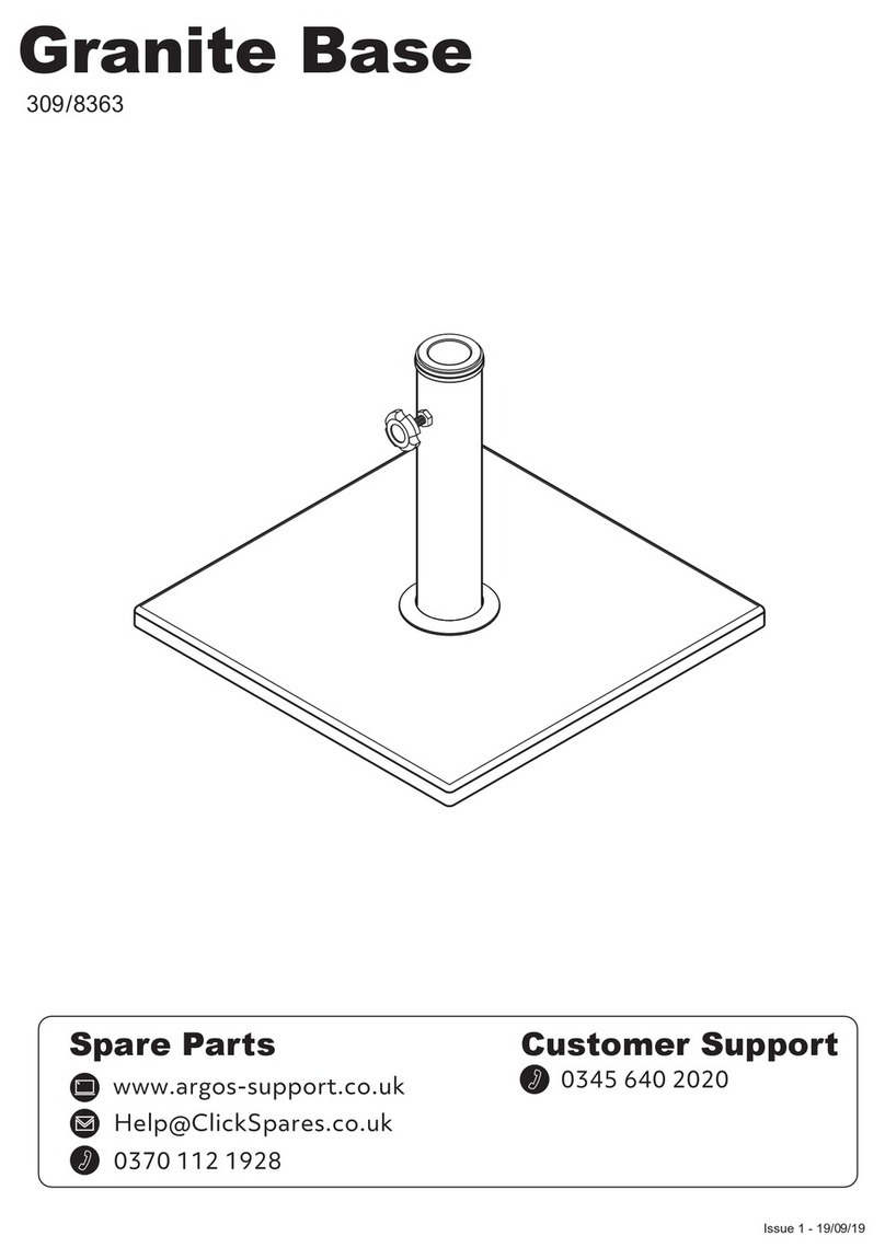Argos Granite Base 309/8363 Assembly instructions
