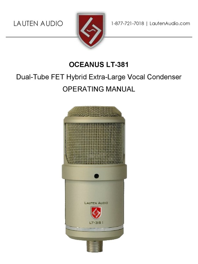 Lauten Audio OCEANUS LT-381 operating manual