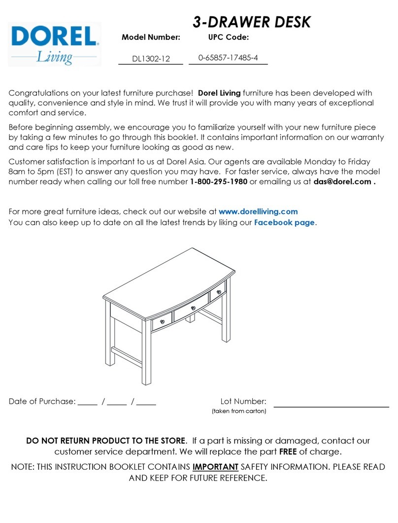 Dorel Living DL1302-12 User manual Dorel Living DL1302-12 User manual