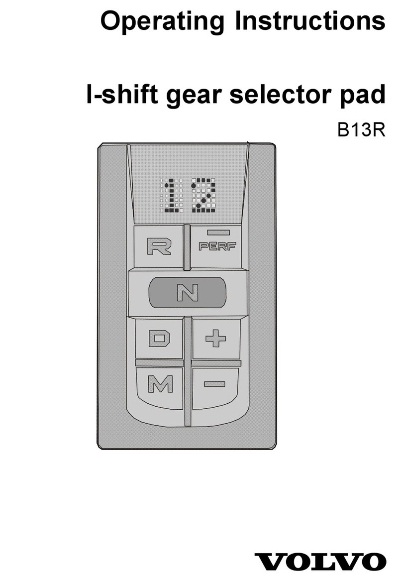 Volvo B13R operating instructions