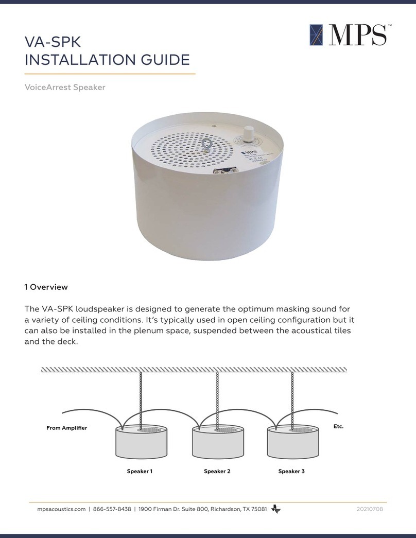 MPS VoiceArrest VA-SPK installation guide