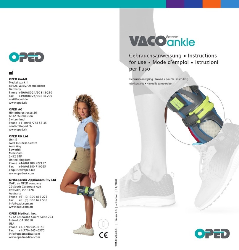 OPED VacoAnkle User manual OPED VacoAnkle User manual
