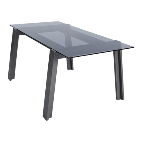 BluDot Lake Rectangular Dining Table Quick start guide
