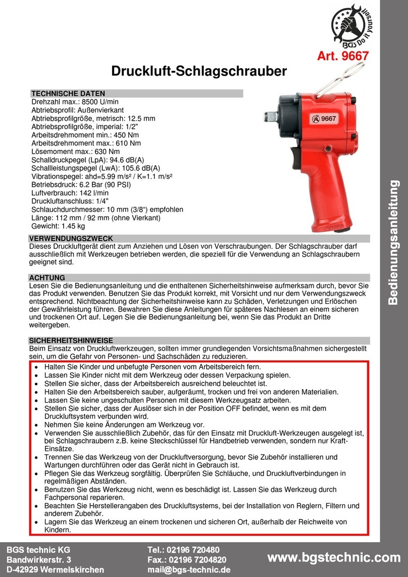 BGS technic 9667 instruction manual