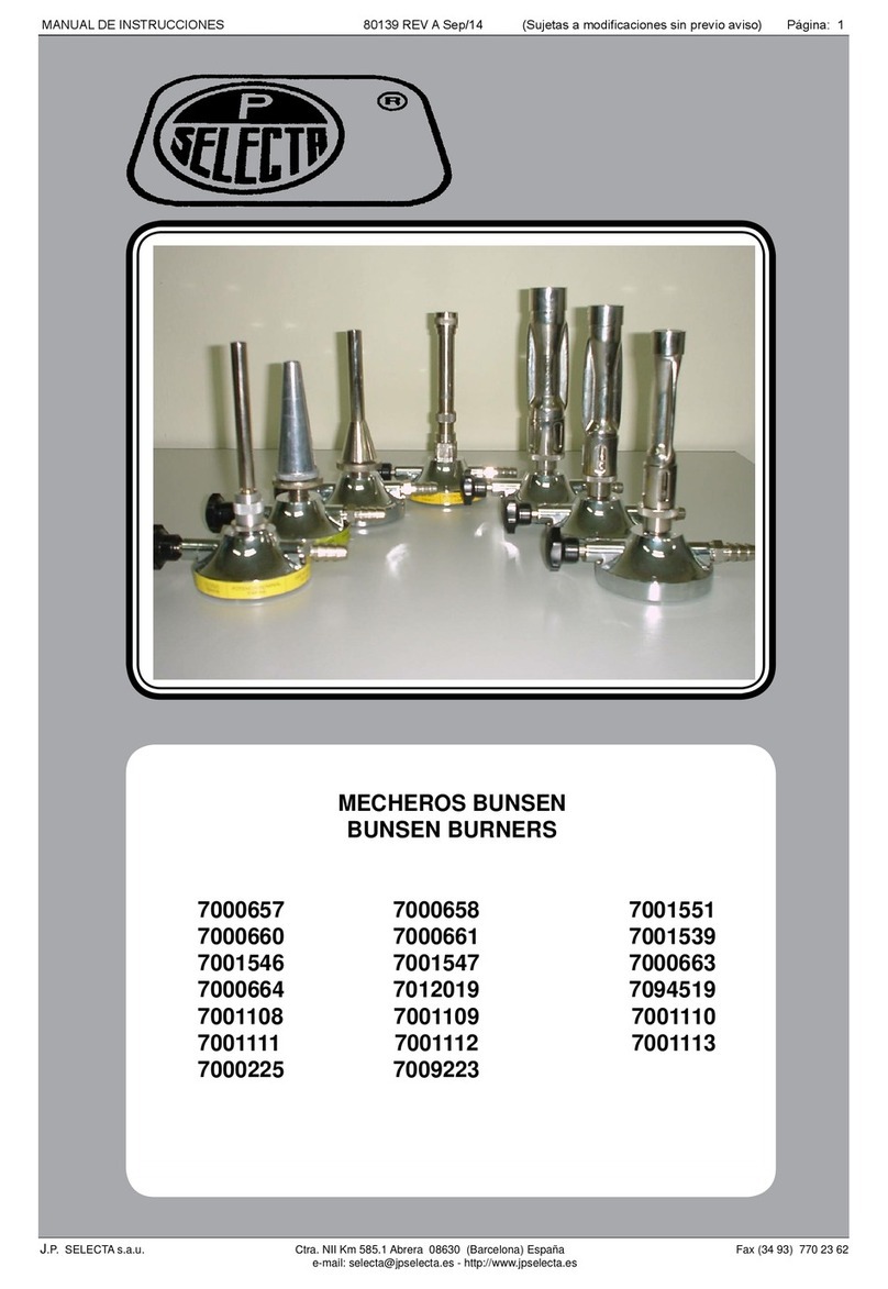 J.P. SELECTA 7000657 manual