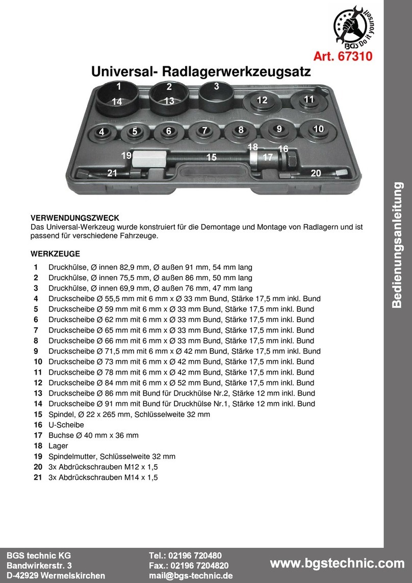 BGS technic 67310 User manual BGS technic 67310 User manual