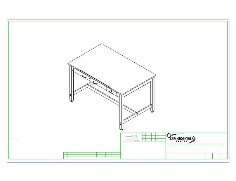 DIVERSIFIED WOODCRAFTS IDT-102 Assembly instructions