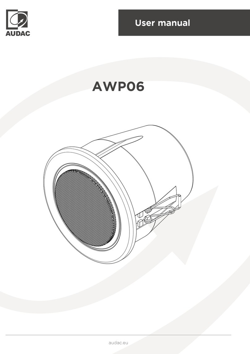 AUDAC AWP06 User manual